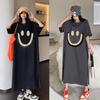 T-shirt Dress Women's Short-sleeved Long Summer 2026 New Loose Casual Lazy Long Skirt Knee Straight Skirt