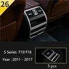 Matte Car Styling Interior Door Audio Stereo Speaker Sequ Decorative Cover Trim For BMW 5 Series F10 F11 F18 Auto Accessories