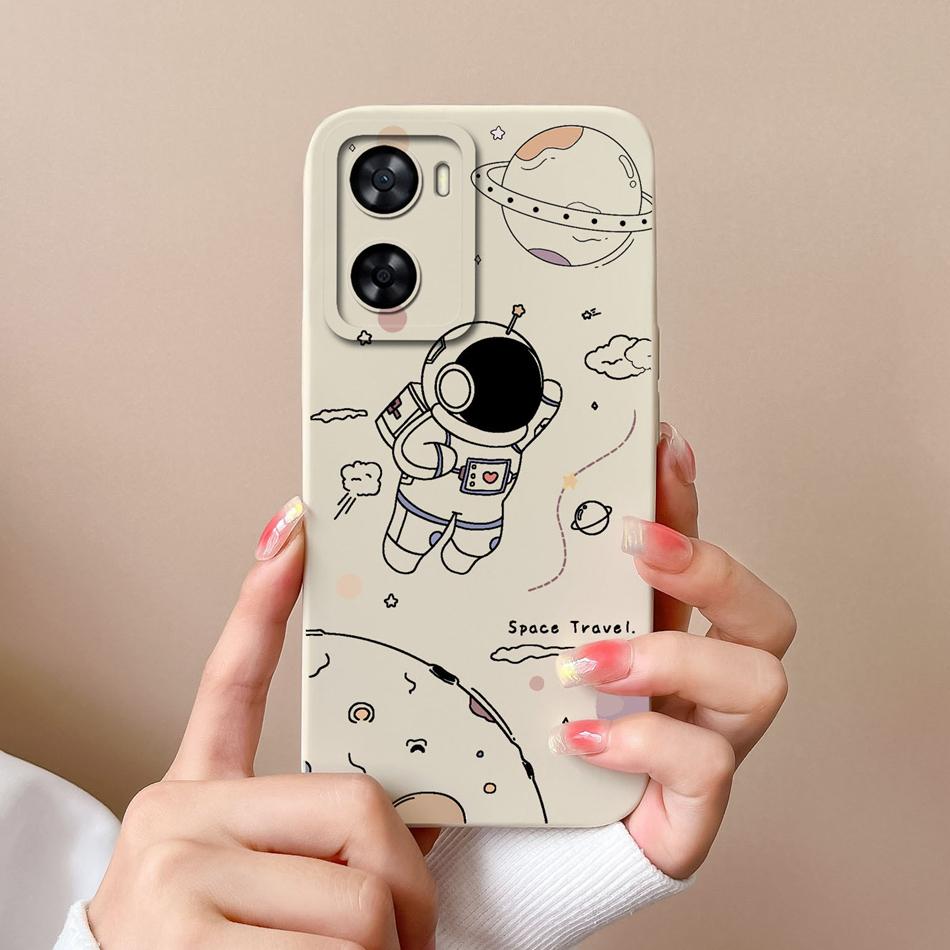 For One Plus Nord N20SE N300 Case Fun Astronaut Phone Back Cover For 1+ Nord N20 SE N 300 Liquid Silicone Funda Camera Protector