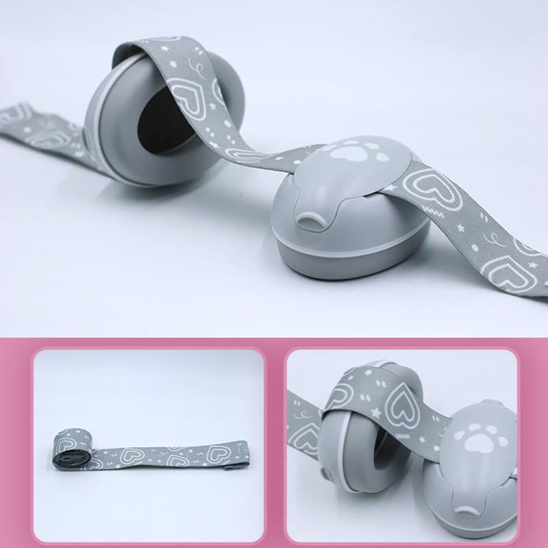 Baby Ear Protection for Babies Toddlers Elastic Noise Reduction Earmuffs Baby Headphones Against Hearing Damage Improves Sleep