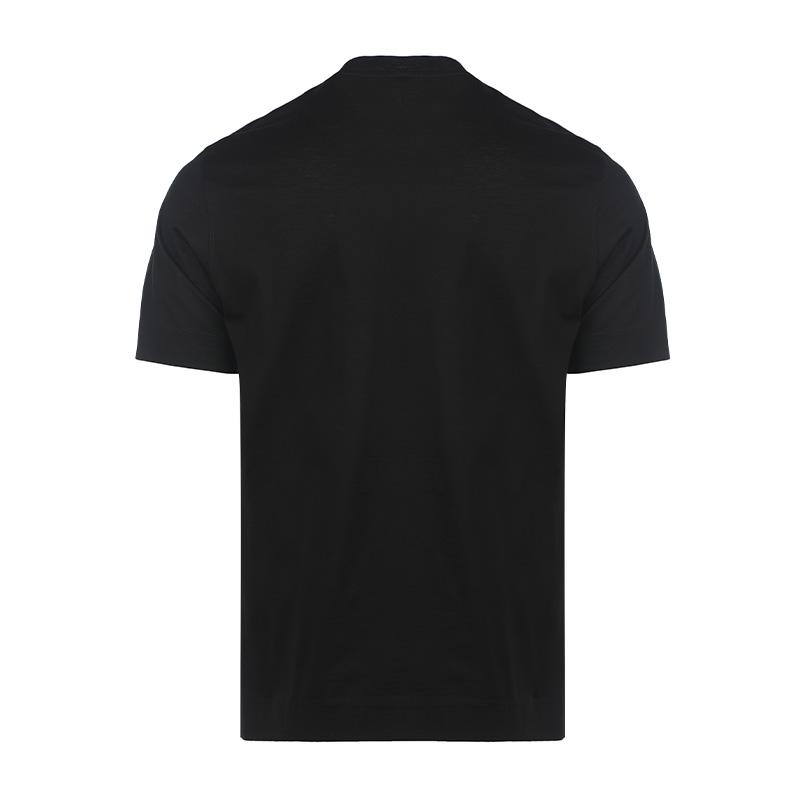 Emporio Armani SS23 Logo Print Detail Short Sleeve T-Shirt Men Tops Black 3R1TU8-1JSAZ-0999