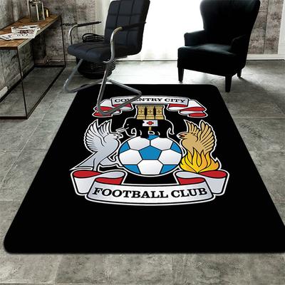 Coventry City Pattern Rug Floor Mat for Living Room or Bedroom Soft and Comfortable Carpet a Gift for Birthday and Holiday.