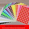 Mixed Color Round Dot Sticker Labels - Available in 10, 16, and 20 Vibrant Colors