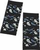 Rakusaku Knee Support Black Paisley both left and right (for knees)