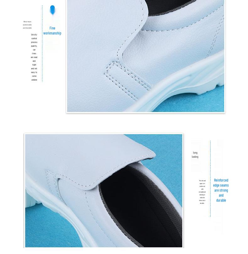 Steel Toe Anti-Static Safety Shoes for Food Engineering & Cleanroom Work