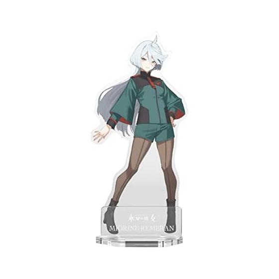 BANDAI SPIRITS Gundam Plastic Model Package Art Acrylic Stand Mobile Suit Gundam: The Witch from Mercury Miorine Rembran