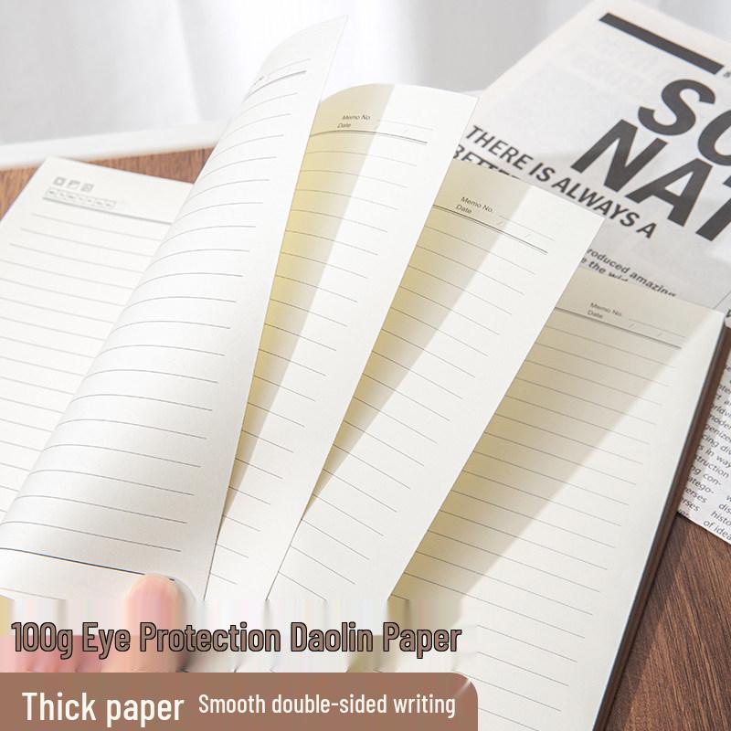 High-End Custom Sheepskin Business Notebook with Logo