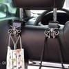 Sparkling Rhinestone Bow Car Hook - Cute Rear Seat Storage Pendant, Suitable for Most Car Models