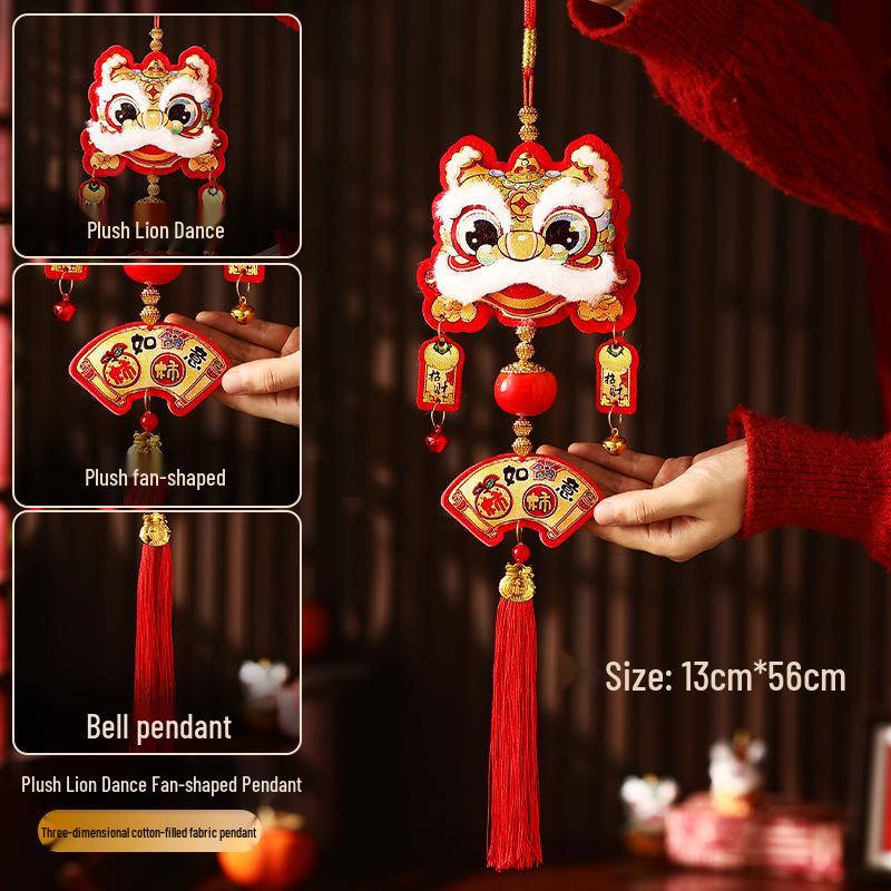 

2026 Year of the Horse New Year Ornament: Spring Festival Hanging Decoration for Home, Mall, or Store
