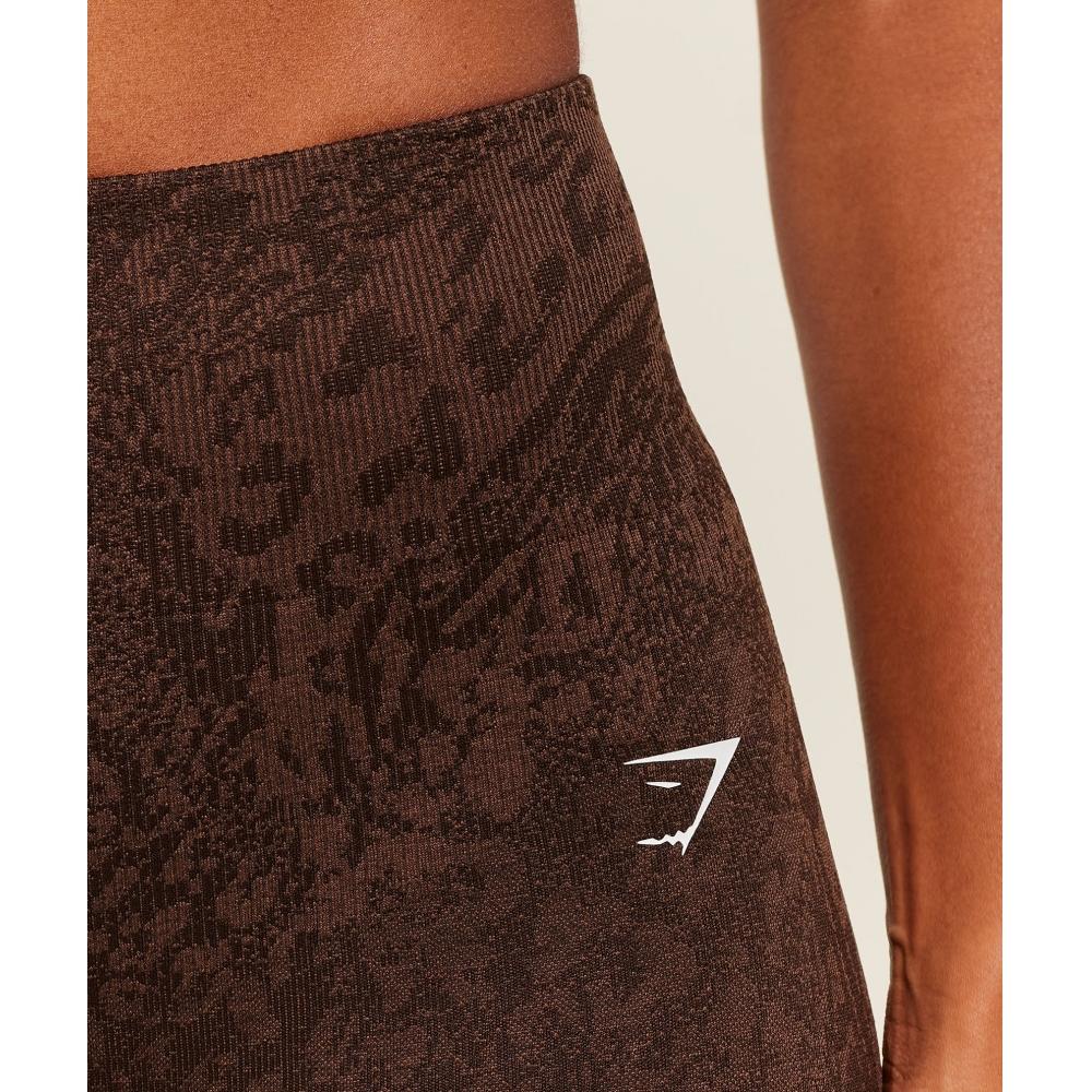 Gymshark Adapt Animal X Whitney Shorts Gs Archive Brown Gs Soft Brown B6b3h Ndjq