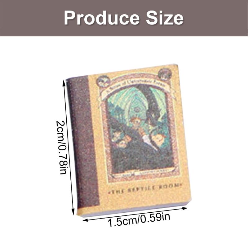 Mini-Puppenhäuser Buchmodell für Rollenspiele und Heimdekorationen Perfekt für Sammler und Liebhaber