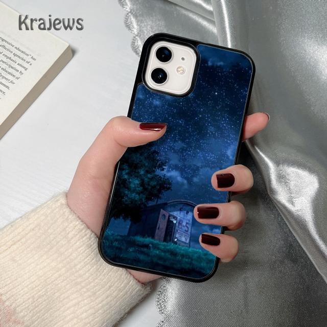 Anime Natural Landscape soft Phone Case Cover For iPhone 17 Air 16 15 14 plus 12 13 pro max coque Shell Fundas