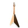 MaAmAa Ukulele V Shape 2T Tenor Ukulele MaAmAa Deformed Ukulele 2 Tone Color MU-V3 Maple/Ebony