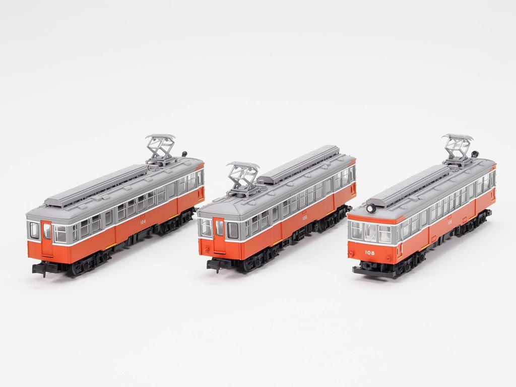 TOMYTEC Railway Collection Tetsuro Hakone Tozan Railway Moha 1 Moha 2 104 106 108 Diorama Supplies 336341 & + + 3-Car Set,