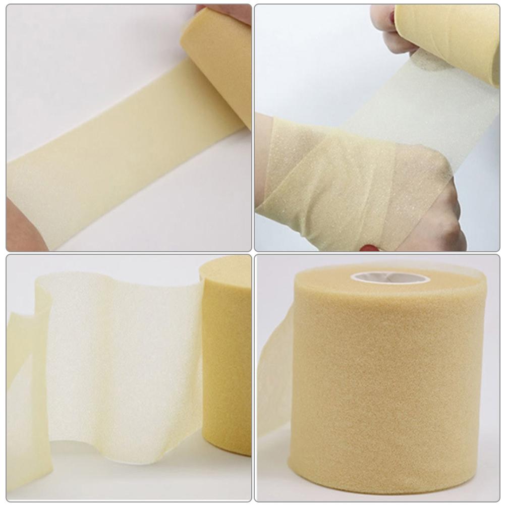 1roll Badminton Overgrip Cushion Wrap Backing Film Tennis Racket Shock Absorbing Damping Balance Handle Waterproof Grip