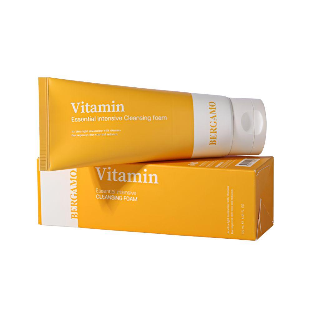 Bergamo Essential Intensive Vitamin Foam Cleansing Brightening Facial Cleanser 120ml