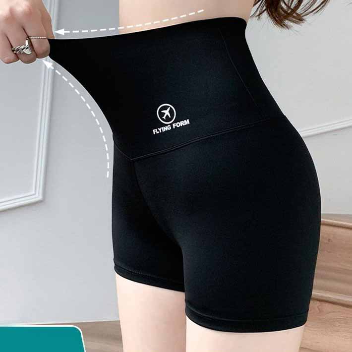 Wysokiej talii bezszwowe spodenki ochronne spodnie elastyczne Fitness joga treningowe majtki sportowe wyszczuplające bokserki figi bielizna damska