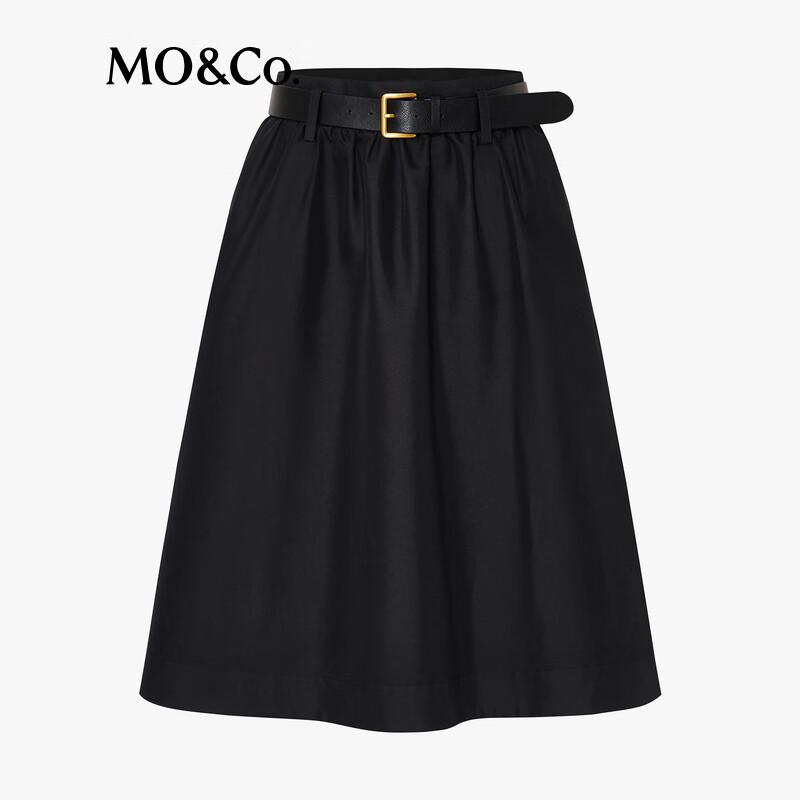 MO&Co. A-Line Mid-Length Skirt