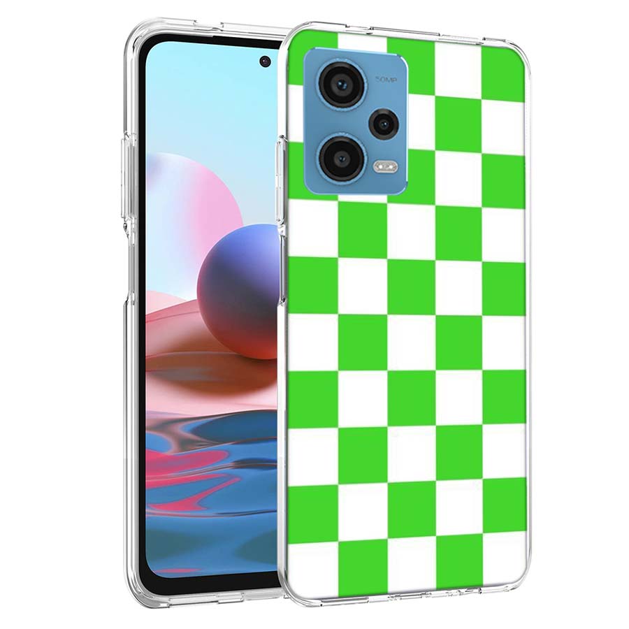 Retro Classic Chess Board Grid Phone Case For Redmi Note 13 12 14 15 Pro Plus 13R 11 11T 11E 11S 10 Pro 10S 9 9S Cover Cell Clea