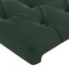 VidaXL 2x Headboards Bedroom Furniture Bed Accessories Single Bed Heads Interior Bed Frame Heads Dark Green 346393