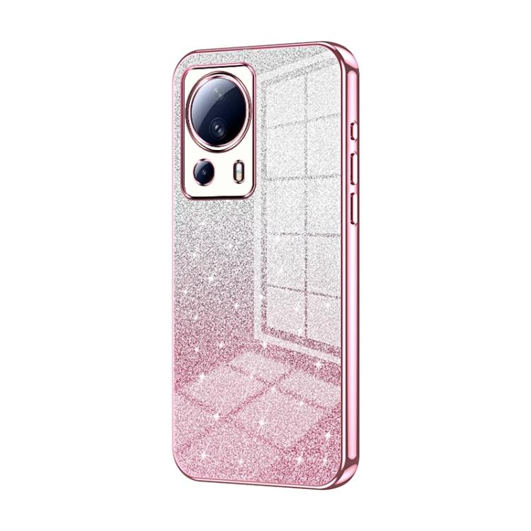 Gradient Glitter Powder Electroplated Phone Case