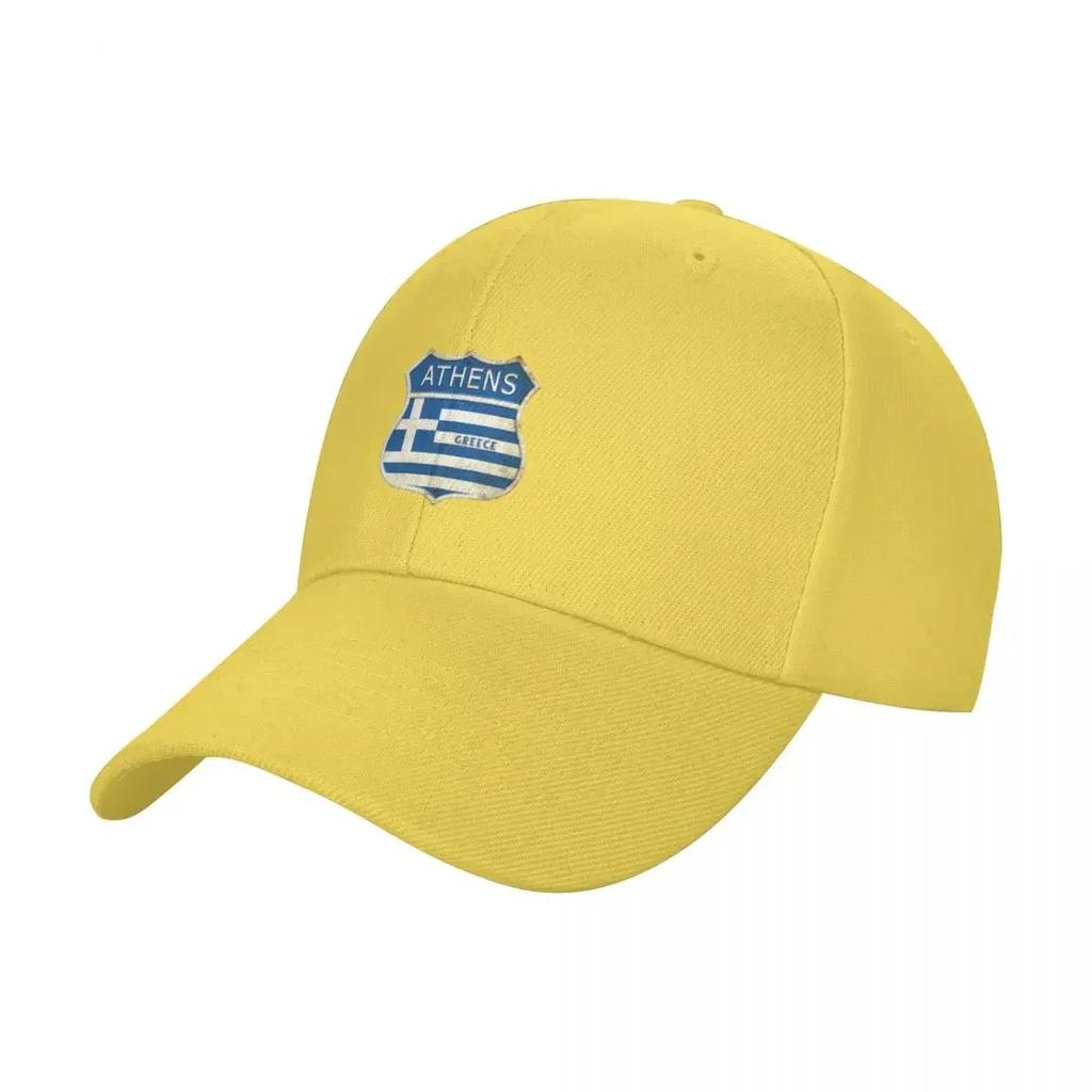 New Athens Greece coat of arms flag design Baseball Cap Rave Streetwear party Hat Women s Unisexs