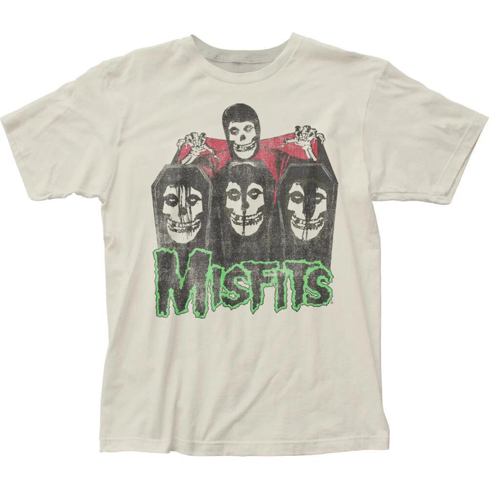 The Misfits Evil Live ’22 Mens T Shirt Rock N Roll Punk Classic Vintage White