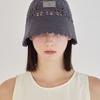 VARZAR VA Plate Crochet Bucket Hat Gray