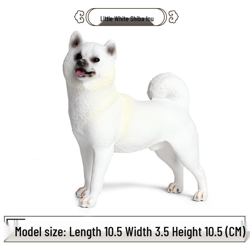 Solid Shiba Inu Akita Inu Pet Dog Model: Children s Cognitive Toy Figurine Ornament