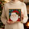 1 Set Weihnachtsthema Weihnachtsstoffmalset Weihnachtsbastelprojekt