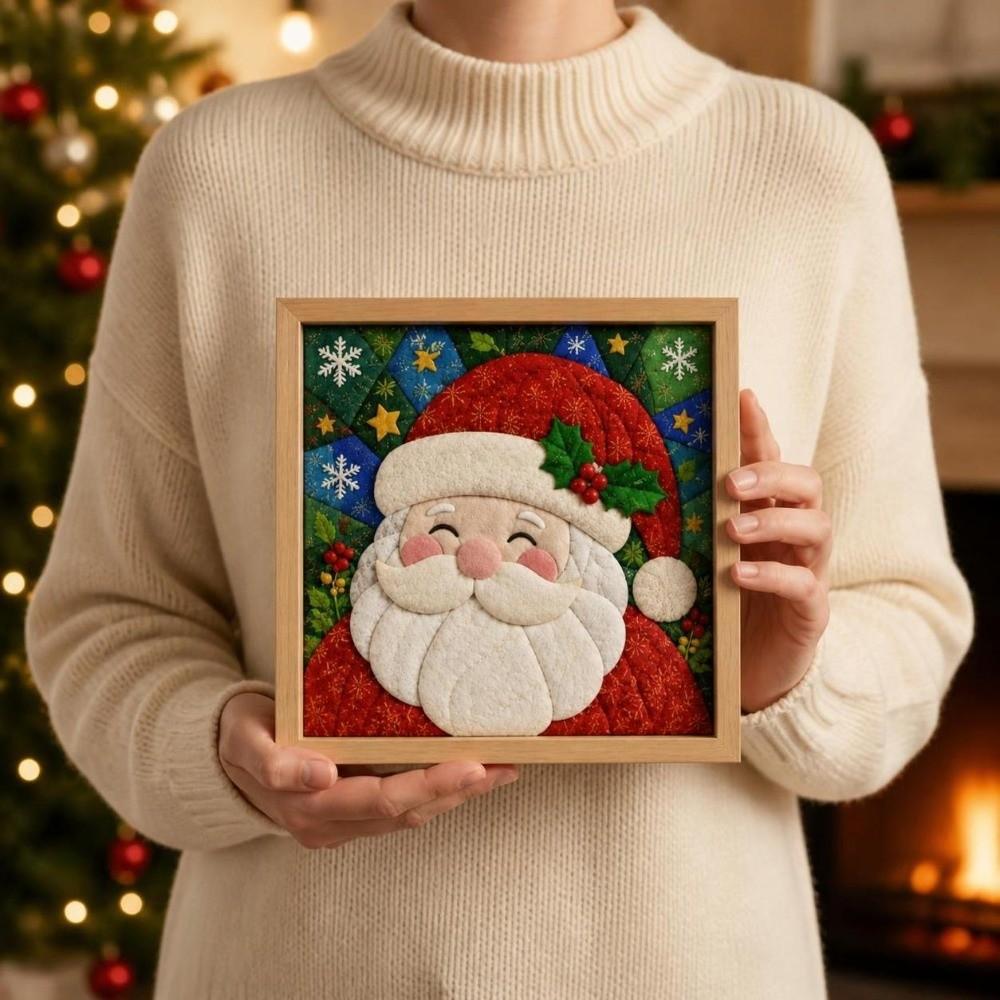 1 Set Weihnachtsthema Weihnachtsstoffmalset Weihnachtsbastelprojekt