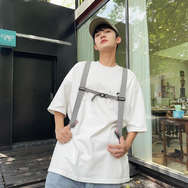 Простая мужская сумка на шнурке — фото 6