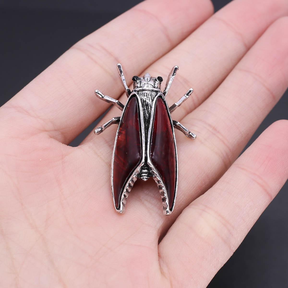 

1 шт., брошь в форме натуральной ракушки цикады для женщин и мужчин, ювелирные подарки, 40x28 мм 1Pcs/40x28mm