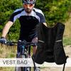 Torba na klatkę piersiową dla mężczyzn Lekka torba sportowa na świeżym powietrzu Torba na klatkę piersiową do biegania Kamizelka z kieszeniami Odporna na zużycie kieszeń na kamizelkę do biegania z przodu