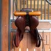 Wall Mounted T-Shaped Saddle Hanger Wooden Saddle T Hanger T-Shaped Saddle Rack  Equestrian Storage