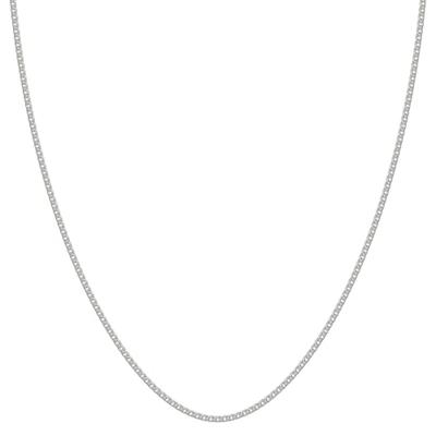 [Shinjuku Gin No Kura] Sterling Silver 925 Venetian Chain, Approx. 1.2mm Wide, 50cm Long, Chain Necklace for Men and Women, Delicate, Thin, and Simple