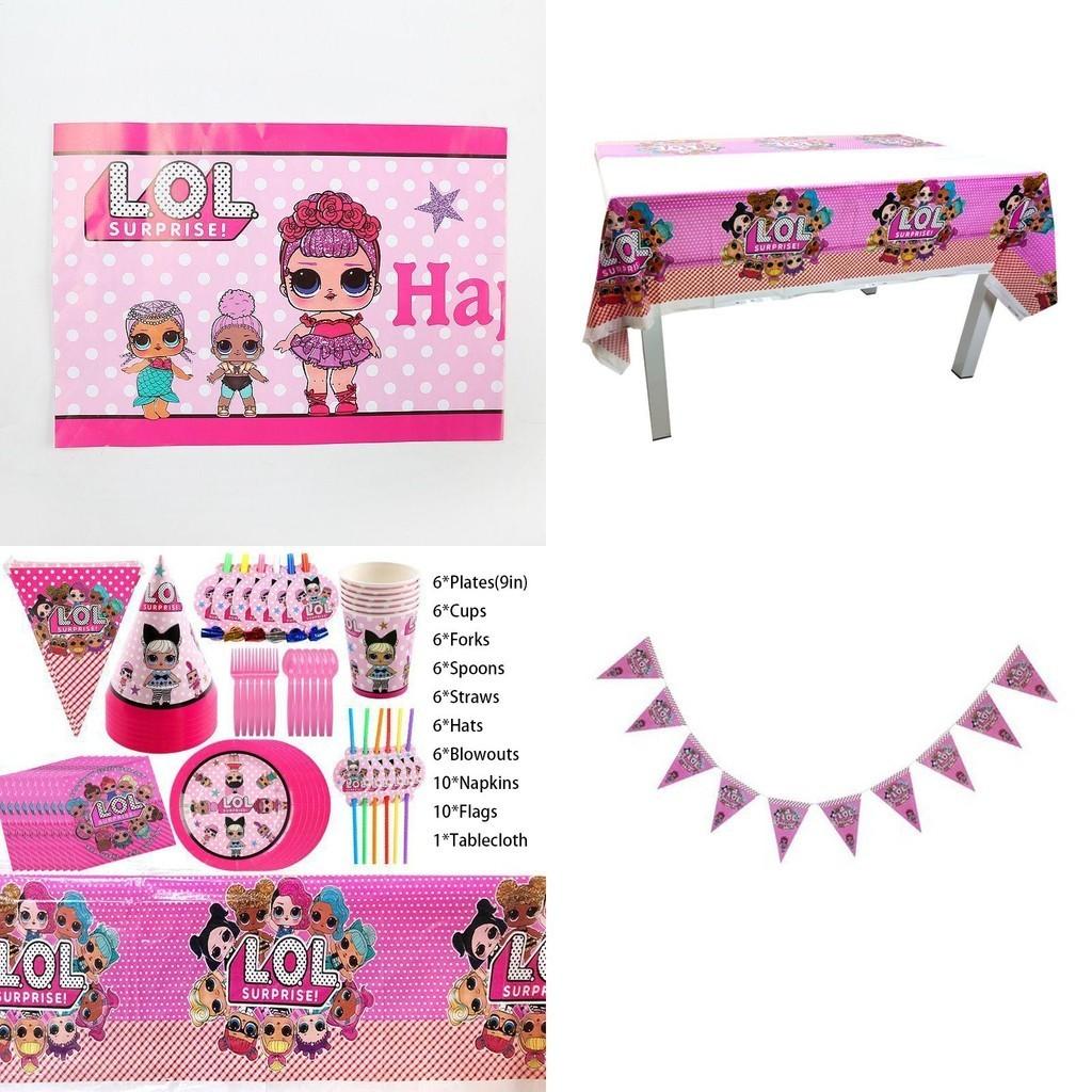 Entzückende Lol Themenparty-Artikel für lebhafte Geburtstagsdekorationen und Gastgeschenke