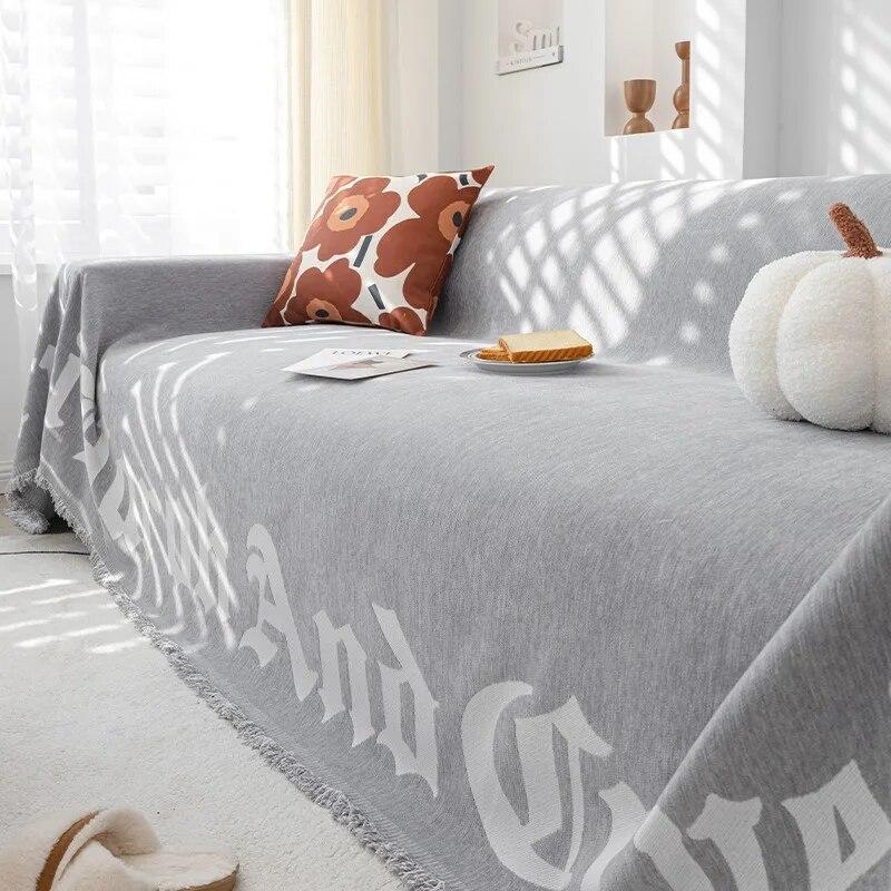 Sofa Cover Chenille Sofa Towel Blanket Couch Cover Universal Anti-cat Scratch Sofa Cover for Living Room 1/2/3/4 Seater