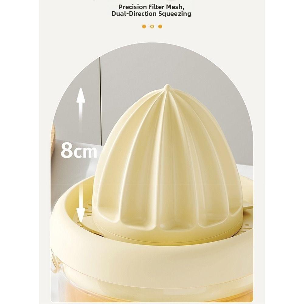 Transparent Hand Press Squeezer Scale Measure Fruit Residue Separator Manual Fruit Juicer  Home Use