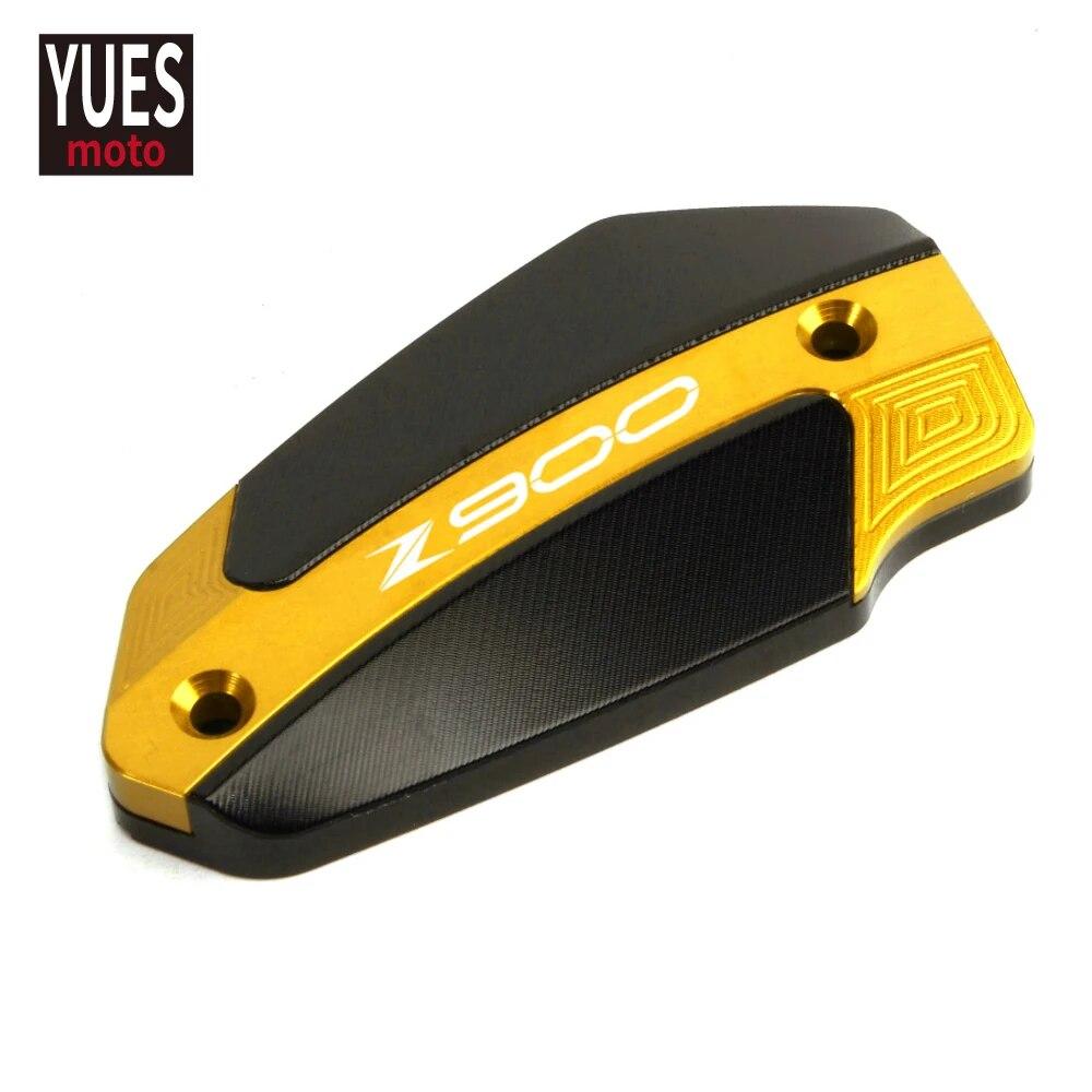 Motorcycle Accessories Front & Rear Fluid Reservoir Cover Cylinder Reservoir Brake Cap For Kawasaki Z900 Z 900 2017- 2022