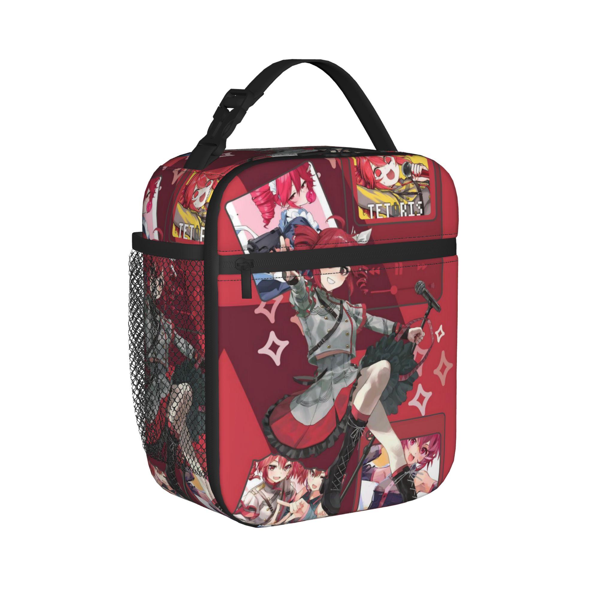 Virtual Singer Kasane Teto Insulated Lunch Bags Thermal Bag Reusable,Lunch Container  Large Lunch Box Tote Office  Travel One Size