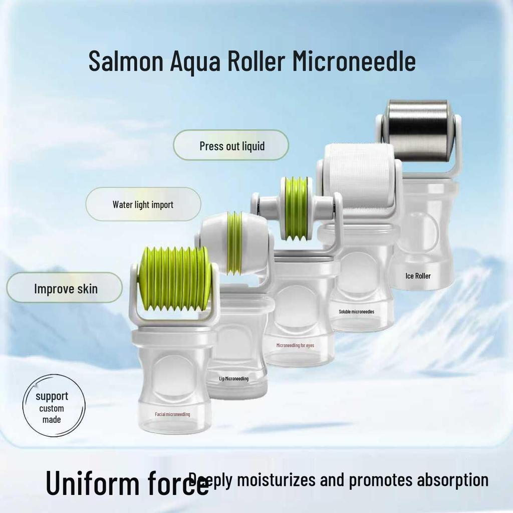 Replaceable Beauty Salon Collagen Infusion Micro-Needle Roller: Painless and Non-Invasive Hydration Injection Device