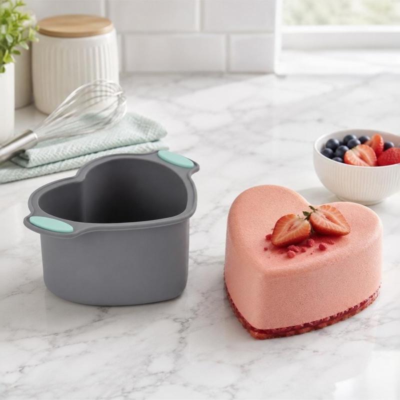 Love Shape Silicone Mousse Cake Mold Baking Decorating Dessert Pastry Kitchen Tools