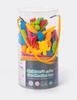 Children's Rainbow Counting Sorting Cups - Soft Rubber Early Education Puzzle Toy
