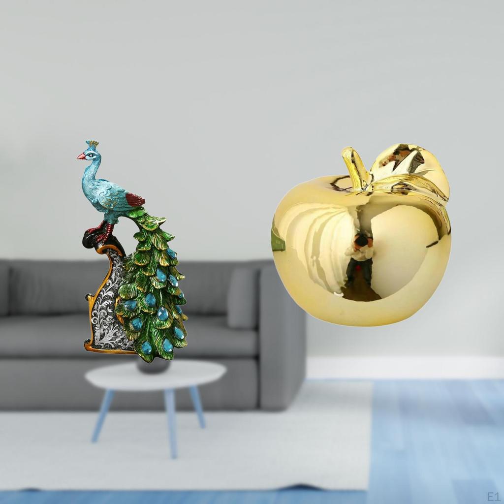 Elegant Ceramic Animal And Fruit Sculpture Collection for Home Office Living Room Bedroom Bookshelf