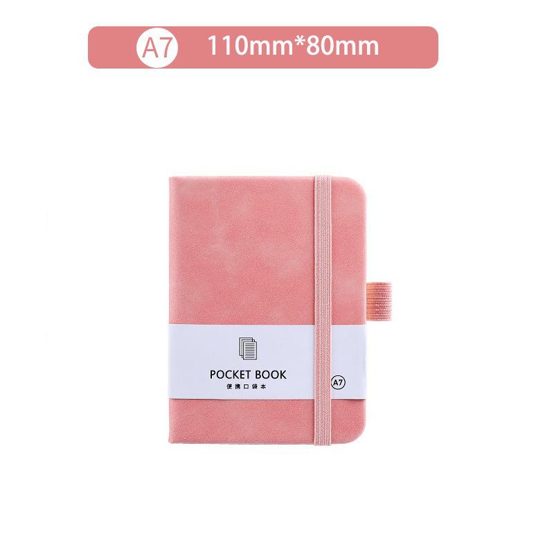 A6/A7 Pocket Notepad Sketchbook Portable 100 Sheets Portable Mini Notebook Not Drop Pages 5 Colors Notebooks And Journals