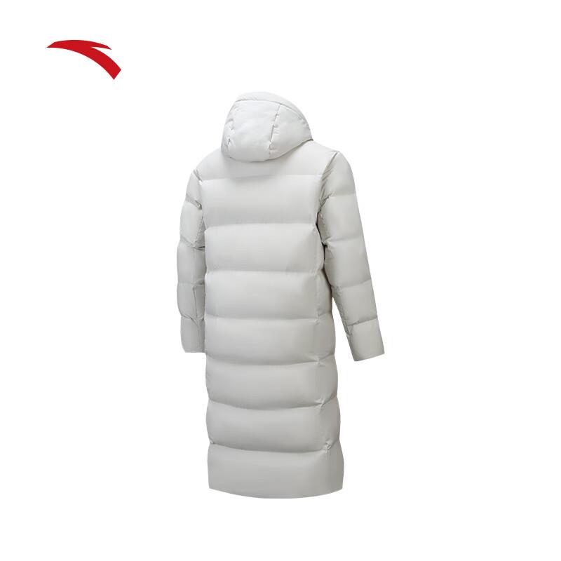 Anta Men's Six-Degree Core Mid-Length Hooded Goose Down Jacket