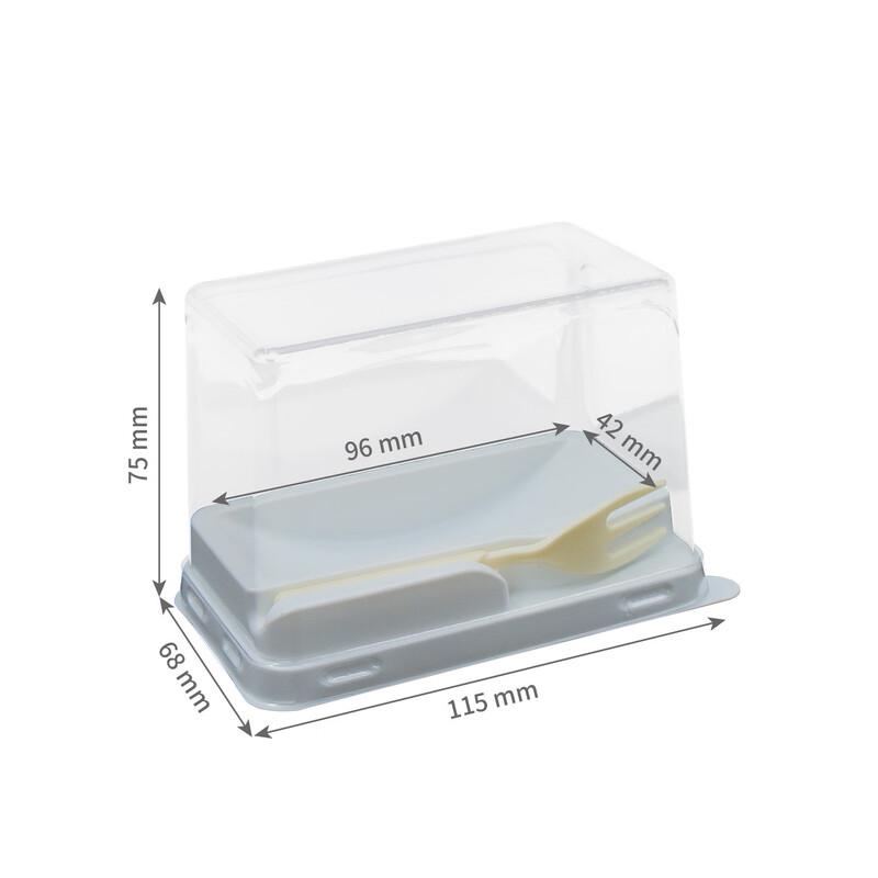 Transparent Japanese Cake Roll Packaging Box