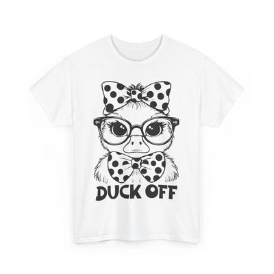 Nerdy Duck T-shirt Tops Tees Unisex - Geeky Ducky Science Tee Duck Off Funny Shirt