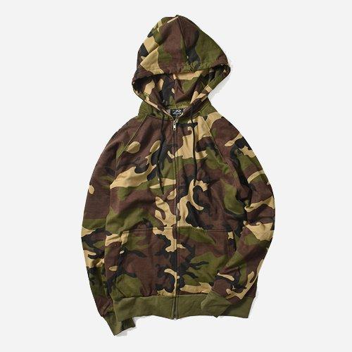 Rothco 6262 Thermal Hooded Zip-Up Sweatshirt_Woodland